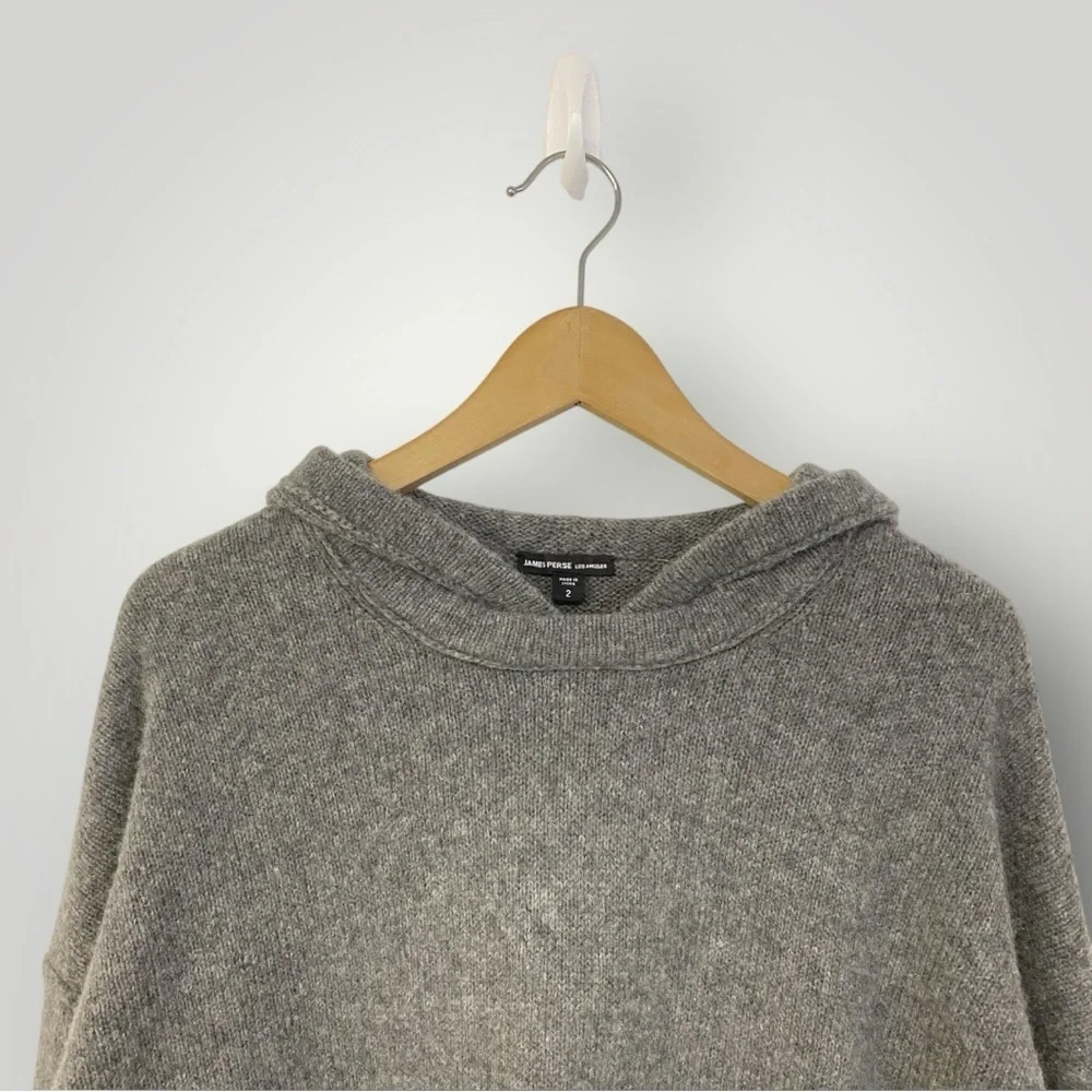 James‎ Perse Hooded Sweater Sz L Grey